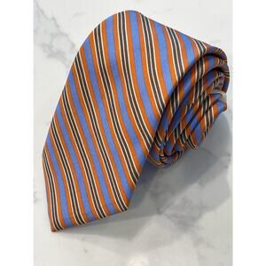 Marchesi di Como 100% Silk Tie Made in Italy 60 x 3.25 Striped Preppy